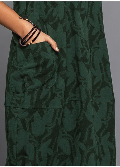 Long Sleeve Midi Dress With Pockets