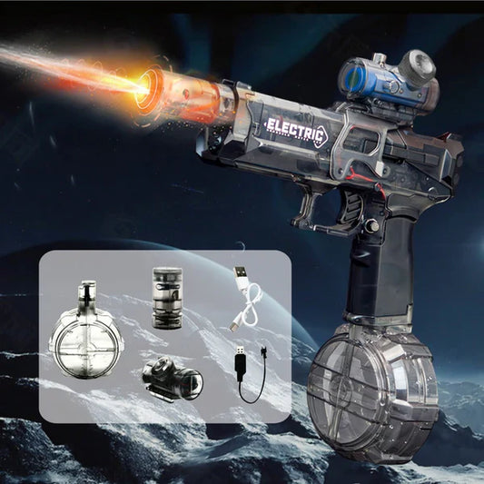 Electric Water Blaster with LED Lights – PowerBlast Fun for Day & Night Battles