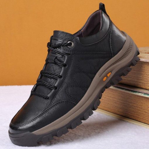 Orthopedic Leather Dress Shoes for Men – All-Day Comfort & Stability