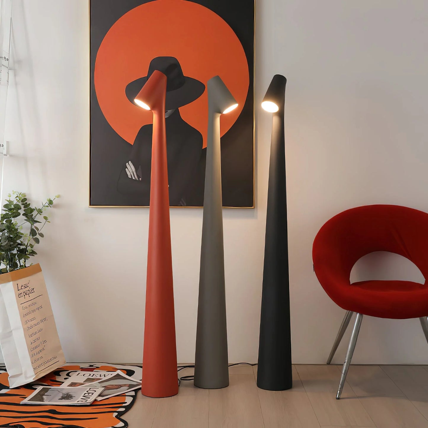 Nordic Minimalist LED Mood Lamp – Wireless Reading & Dinner Light