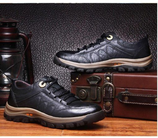 Orthopedic Leather Dress Shoes for Men – All-Day Comfort & Stability