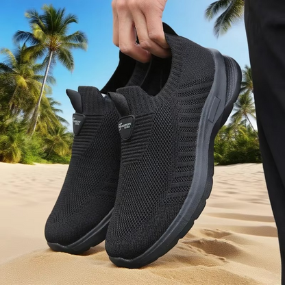 Men’s Lightweight Mesh Running Sneakers, Breathable Casual Athletic Tennis Shoes