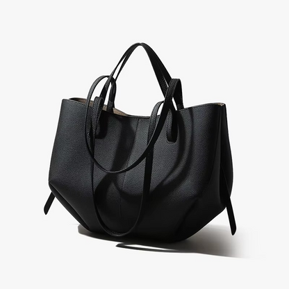 Premium Cow Leather Large Capacity Shoulder Tote Bag for Women