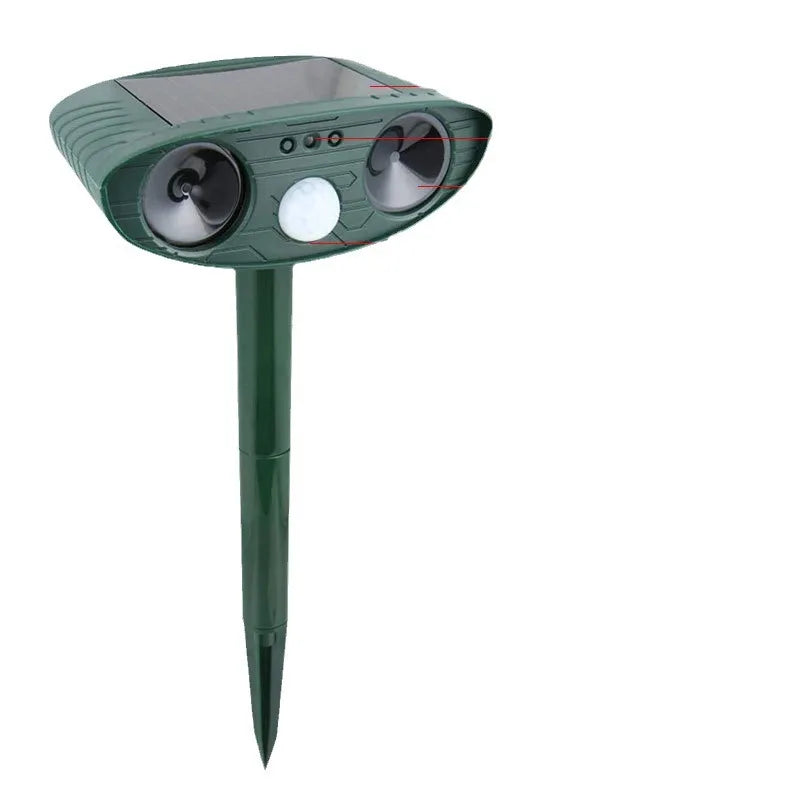 48-Hour Solar Ultrasonic Chipmunk Repeller – Keep Pests Away Naturally