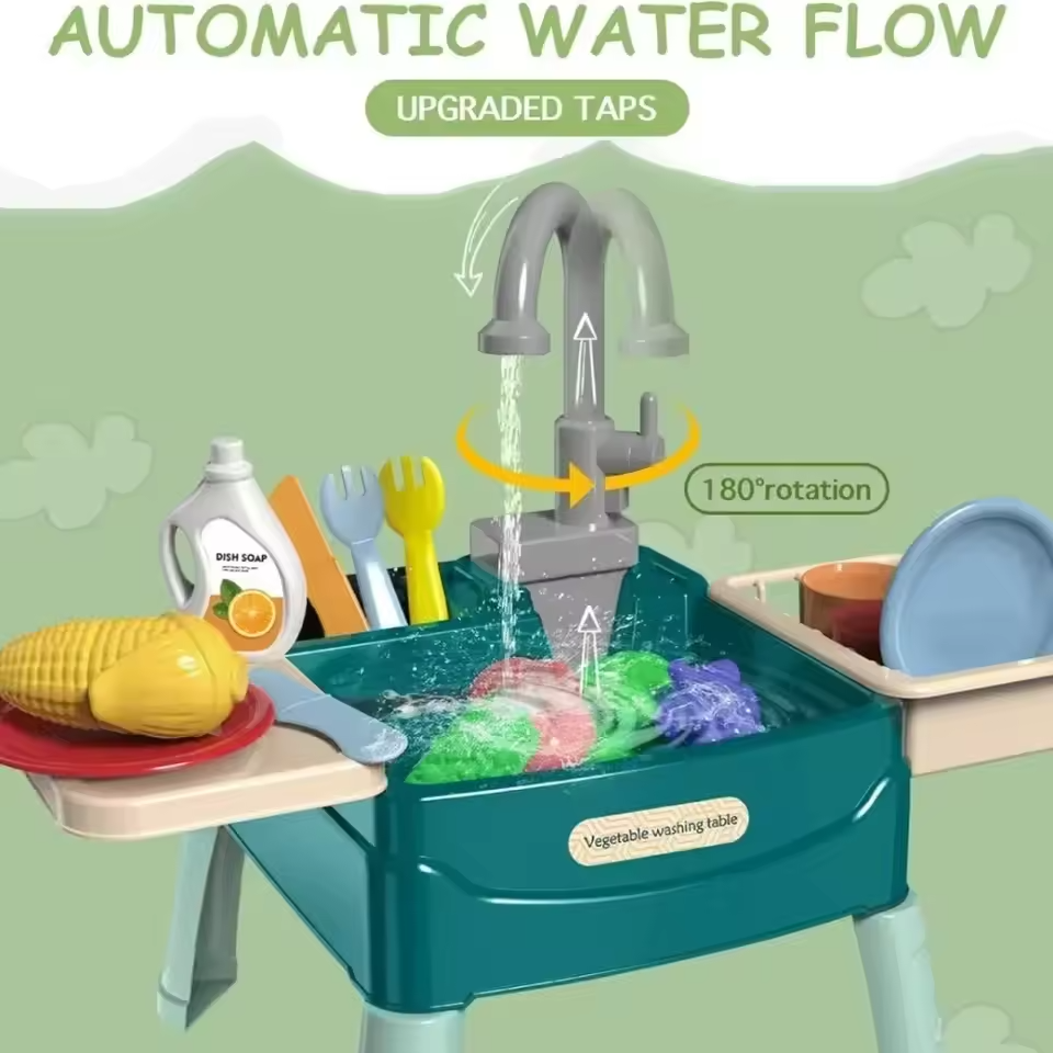 Kids Standing Sink Indoor and Outdoor Play Sink for Children