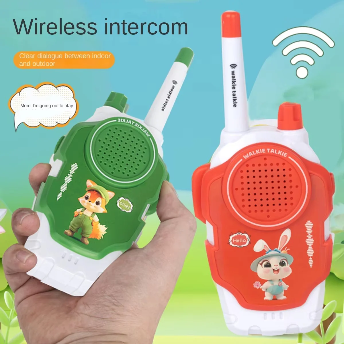 Kids Walkie Talkies – 1600ft Range Adventure Radios, Set of 2