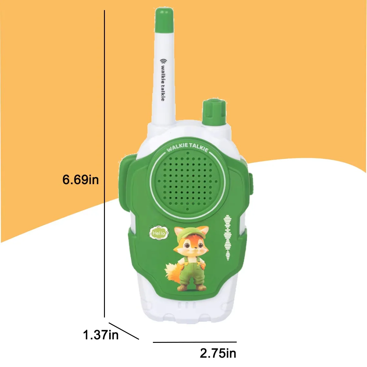 Kids Walkie Talkies – 1600ft Range Adventure Radios, Set of 2