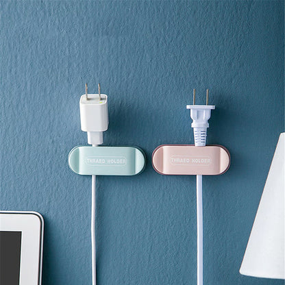 Plug Cable Holder Clips For Organized Workstation