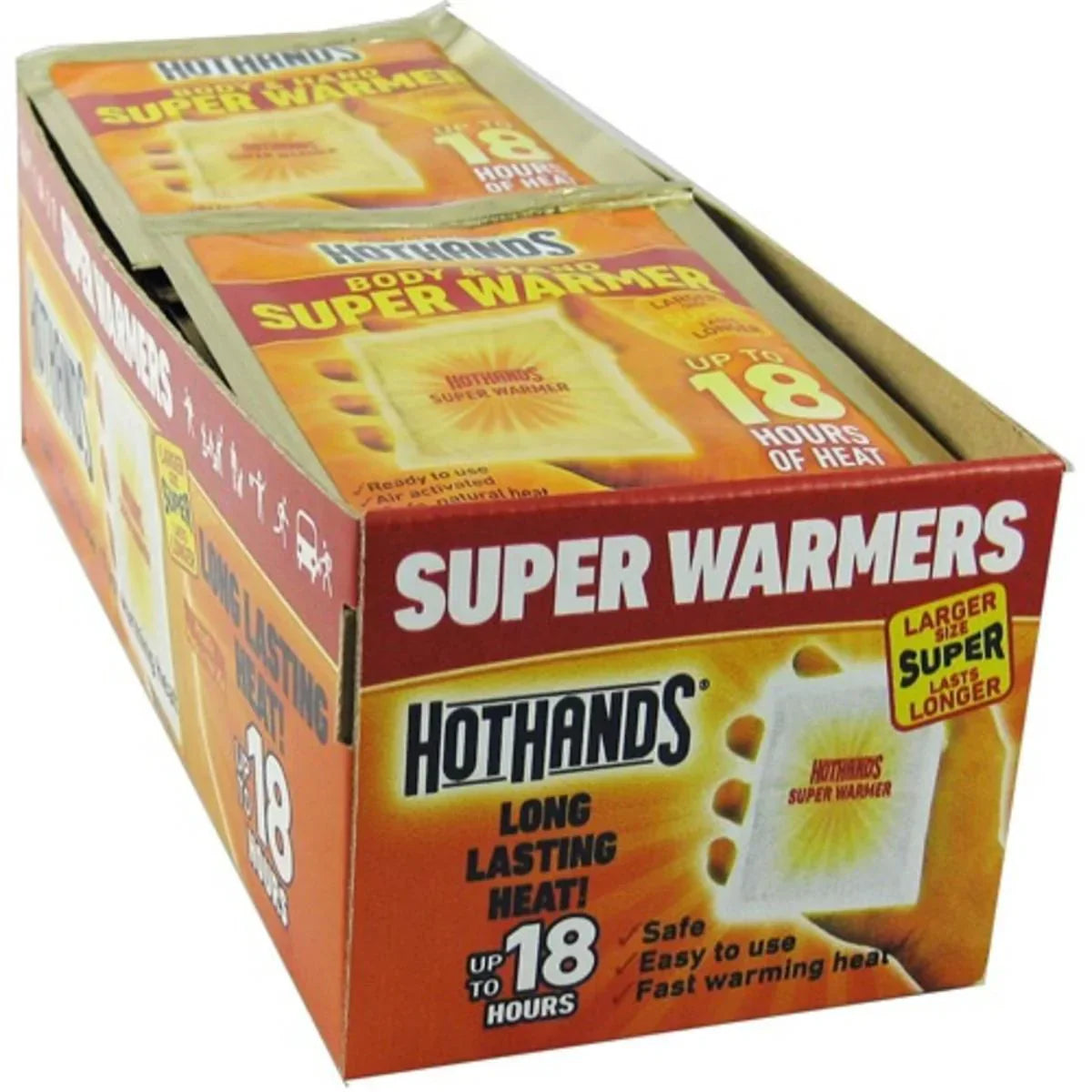 Extra Large 18 Hour Super Hand and Body Warmer - 40 Pack Case