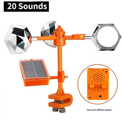 360 Degree Reflective Solar Powered Bird Repeller
