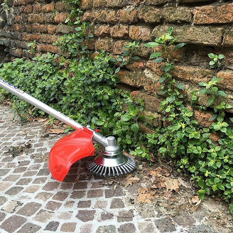 Unbreakable Steel Trimmer Blade Round Edge Weed Cutter