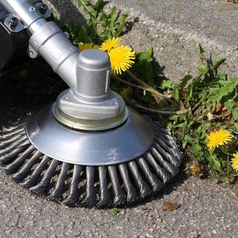 Unbreakable Steel Trimmer Blade Round Edge Weed Cutter