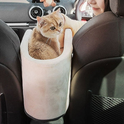Pet Armrest Car Seat Travel Bag for Small Dogs and Cats
