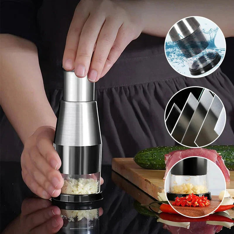 Compact Garlic Chopper for Fine Chopping