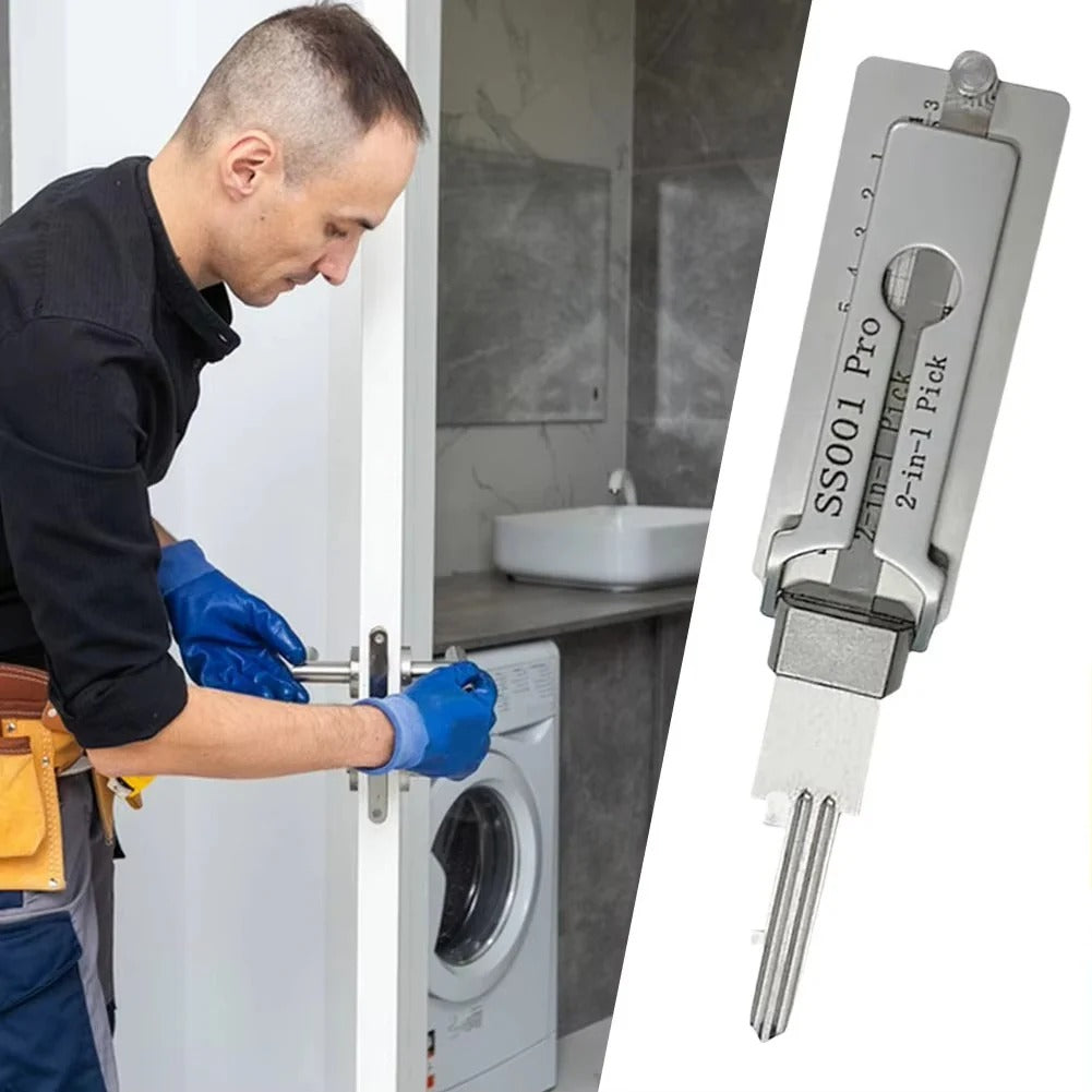 2-in-1 Lock Decoding & Picking Tool