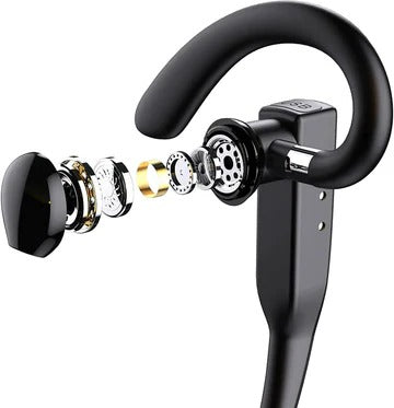 Trucker Dual Mic Wireless Bluetooth 5.1 Noise Cancelling Headset/Earpiece
