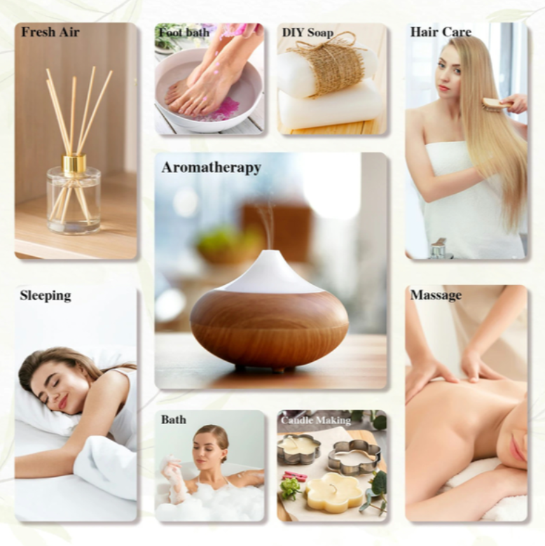 10ml 30ml 100ml Essential Oils Jasmine, Lavender, Rose, Sandalwood for Spa, Diffuser, Massage