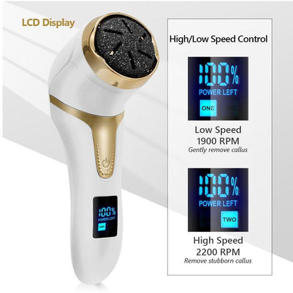 Professional Electric Foot File – Remove Calluses & Rough Skin Effortlessly