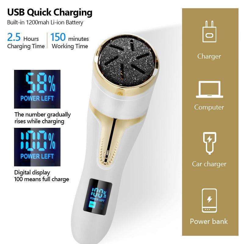 Professional Electric Foot File – Remove Calluses & Rough Skin Effortlessly